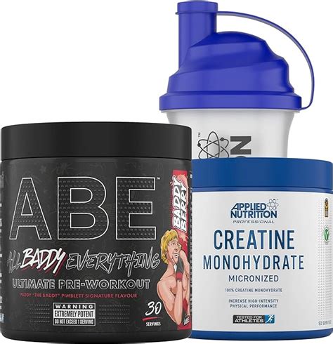 Applied Nutrition Bundle Abe Pre Workout G Creatine G Ml