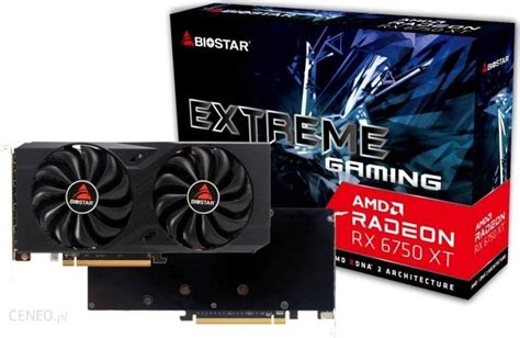 Biostar Radeon Rx 6750 Xt 12gb Gddr6 Rx6750xt12gb Karta Graficzna Opinie I Ceny Na Ceneo Pl