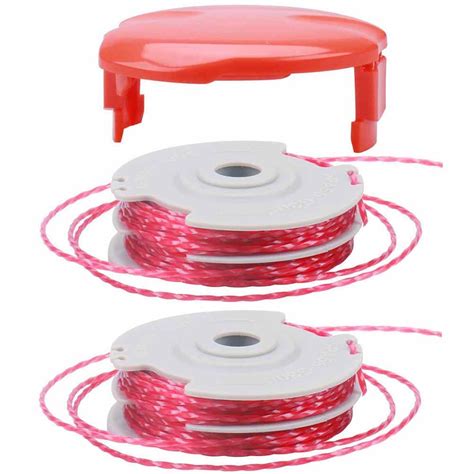 Pcs Double Autofeed Spool Line Spool Cap Cover Abs For Flymo Strimmer