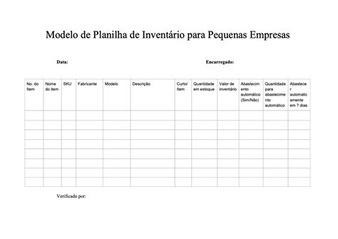 Ficha De Inventario