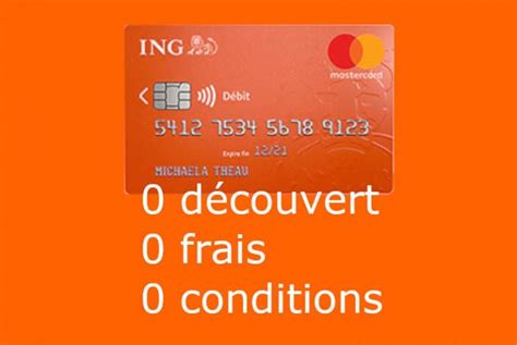 Ing élargit Sont Offre Avec Une Carte Standard 01 Banque En Ligne