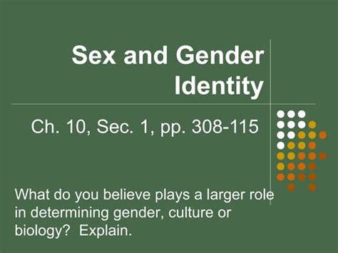 Chapter 10 Inequalities Of Gender And Age Ppt