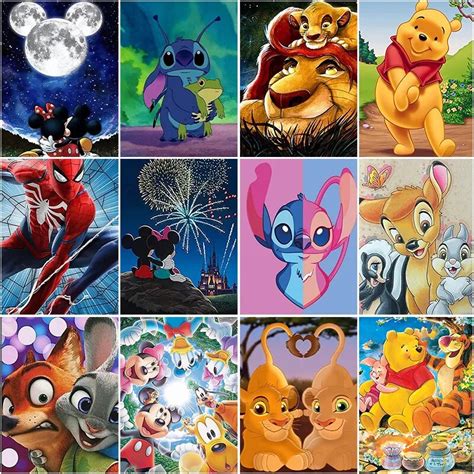 Disney D Diamant Malerei Cartoon Anime Diamant Mosaik Winnie The Pooh