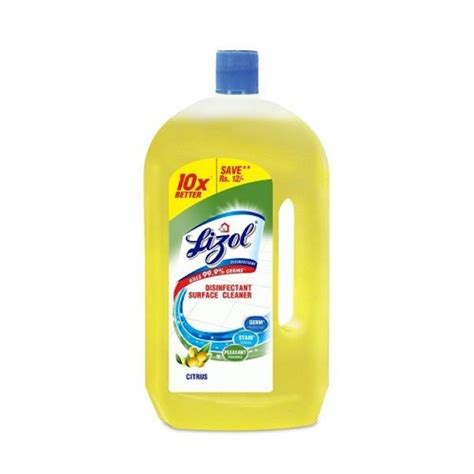 Lizol Floor Cleaner Citrus Disinfectant Surface 975 Ml Go Fresh