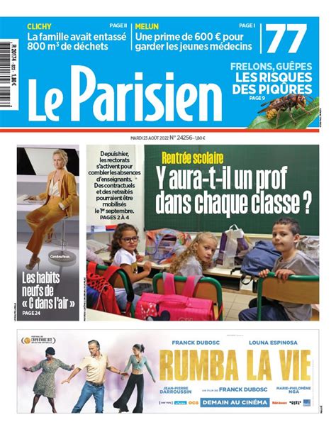 Le Parisien N Du Ao T T L Charger Sur Ipad