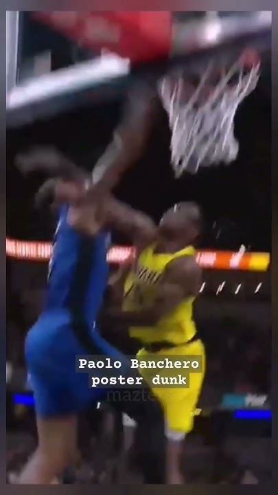 What A Poster Dunk By Paolo Banchero Youtube