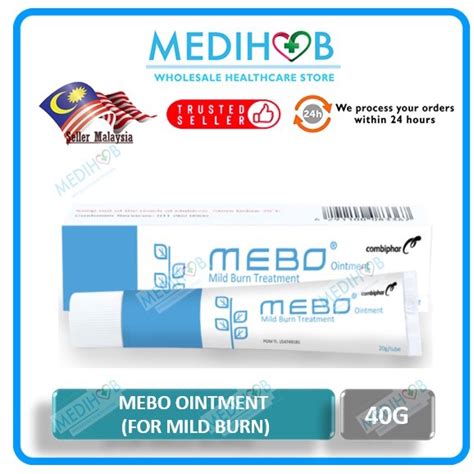 Mebo Burn Ointment Healing And Treatment Of Burn Injuries Shopee