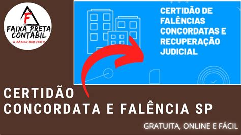 Como Emitir A Certid O De Fal Ncia E Concordata Youtube