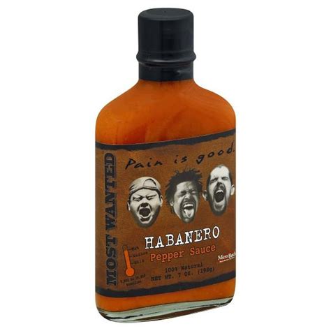 Pain Is Good Pepper Sauce Habanero Most Wanted Hot