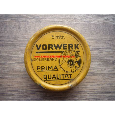 Wehrmacht Marketender Vorwerk Isolierband Blechdose Sammlermarkt