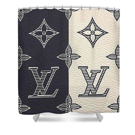 Louis Vuitton Shower Curtain Pillow My Luxurious Home