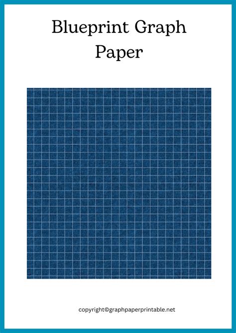 Blueprint Graph Paper Printable Templates in PDF