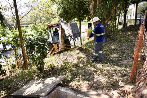 Obras de revitalização do parque Lagoa do Japiim3 Portal do Marcos