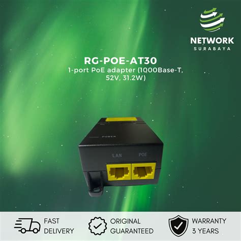 Jual Ruijie Reyee Rg Poe At Port Poe Adapter Base T V