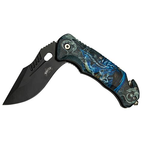 Spring Assist Folding Knife 3 75in Black Blade Tactical Gree