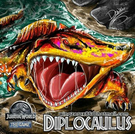 DIPLOCAULUS | Jurassic world, Jurassic world dinosaurs, Jurassic park ...