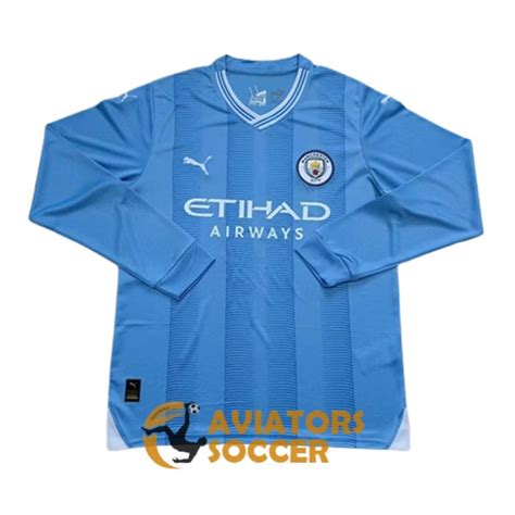 Long Sleeve Manchester City Shirt Jersey Home 2023 2024 Shop Now