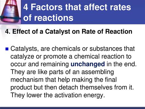 Factors That Affect The Rate Of Reactions Ppt Download