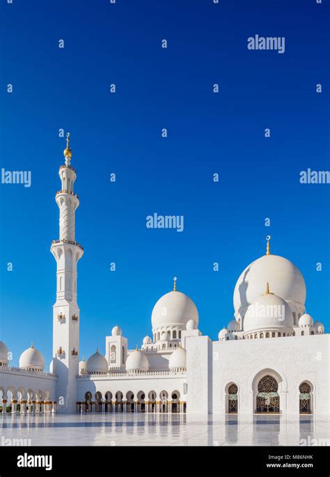 Sheikh Zayed Bin Sultan Al Nahyan Grand Mosque Abu Dhabi United Arab