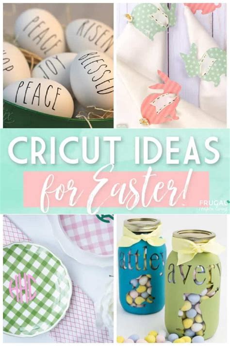 Cute Easter Cricut Project Ideas In Easter Mason Jar Crafts