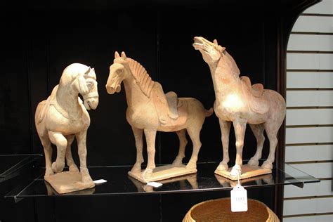 Lot 3 Chinese Tang Style Pottery Horses