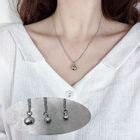 PANGU Stainless Steel Bell Pendant Necklace YesStyle