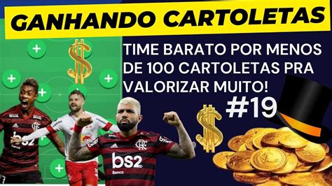 CARTOLA FC 2023 TIME BARATO POR MENOS DE 100 CARTOLETAS PRA VALORIZAR