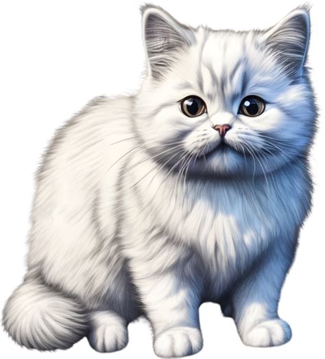 A Sketch Of A Munchkin Cat Ai Generated 33254878 Png