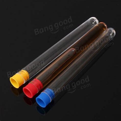 X Mm Ml Plastic Test Tube With Stopper Lab Supplies Sale