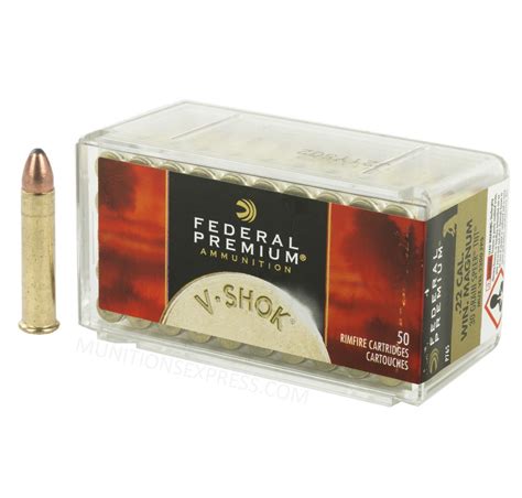 Federal Premium V Shok 22 Winchester Magnum Rimfire 22 Wmr 30gr