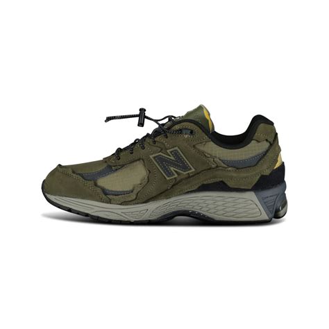 New Balance 2002r Protection Pack Dark Moss Khaki Trainers Boinclo