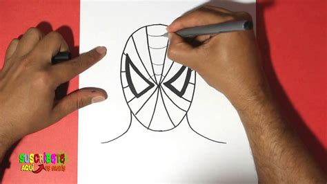 Como dibujar al hombre araña How to draw spiderman YouTube