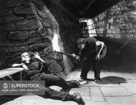 Boris Karloff And Dwight Frye In Frankenstein Frankenstein