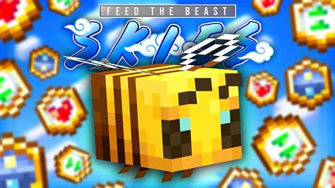 Minecraft Ftb Skies Productive Bees Advanced Beehives And Upgrades 14 [modded Questing