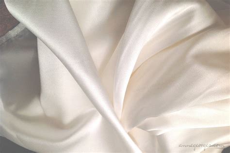 Pure Silk Stretch Satin Fabric Silk Satin Lycra Unbleached Dyeable