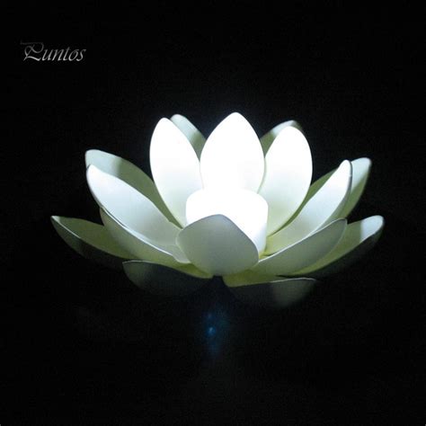 Acheter Puntos Fleur De Lotus Artificielle Led Lumi Re Piscine Jardin