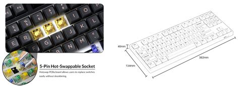 Akko S Via Rgb Hot Swappable Mechanical Keyboard Black Pink V Cream Yellow Switch