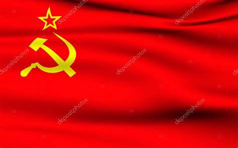 Soviet Union Flag Waving