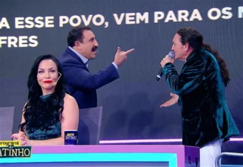 Ratinho E Marquito Batem Boca No Palco Do Programa Tra Ra Sbt Tv