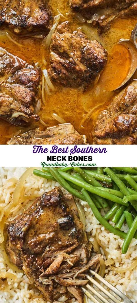 The Best Southern Neck Bones Recipe Pork Neck Bones Recipe Neck