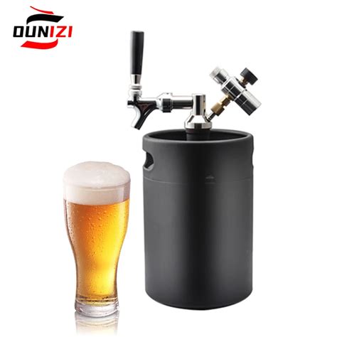 L Mini Keg Pressurized Beer Keg System Stainless Steel Mini Keg