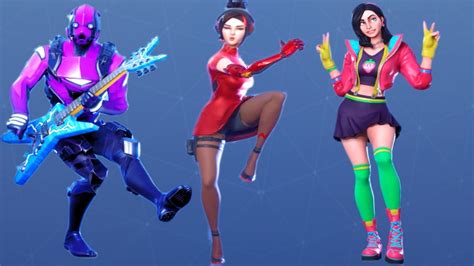 Fortnite All Dances Season 1 9 Updated To Pick It Up YouTube