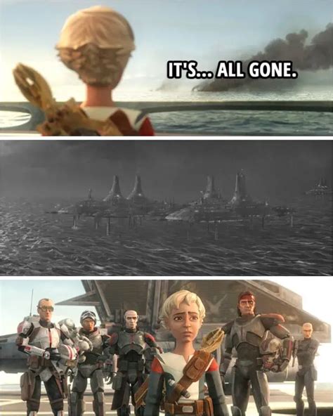 Quote from Star Wars: The Bad Batch 1x16 | Omega: It's... All gone.