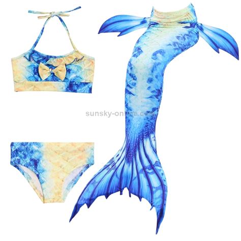 Pcs Sets Kinder Schwimmen Meerjungfrau Schw Nze Bikini Cosplay Meerjungfrau Badebekleidung