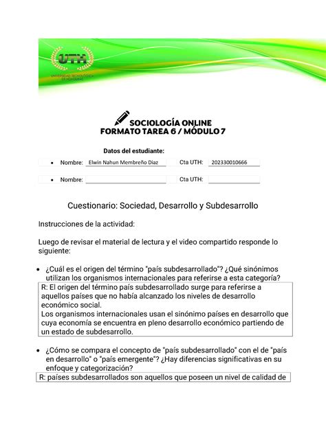 Formato Tarea 6 Modulo 7 Nahun 1234 SOCIOLOGÍA ONLINE FORMATO TAREA 6