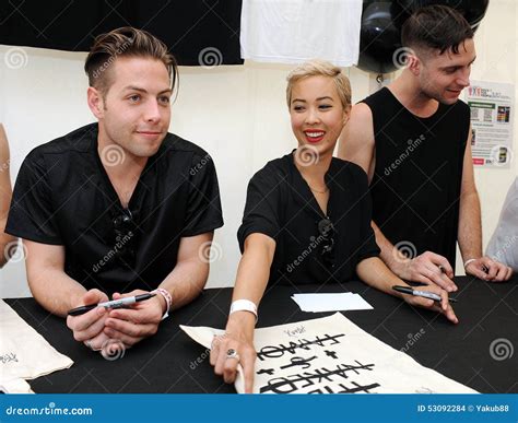 The Naked And Famous Editorial Stock Image Image Of Vocalist 53092284