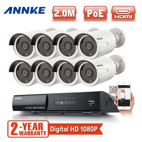 Aliexpress Buy ANNKE 8CH 1080P HD Network PoE CCTV Security