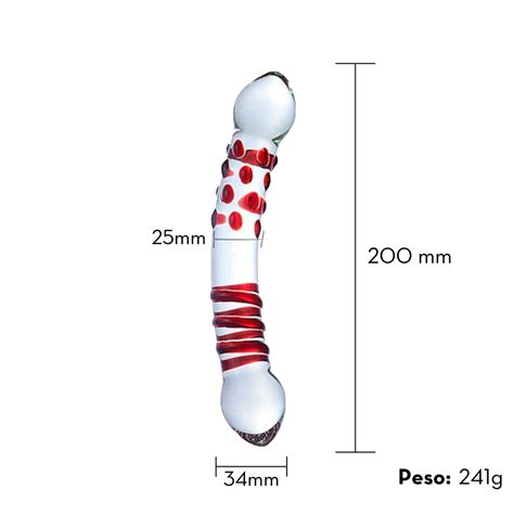 Plug Anal Escalonado Em Vidro X Cm