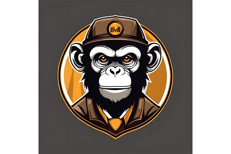 Monkey Logo Graphic by Craftable · Creative Fabrica