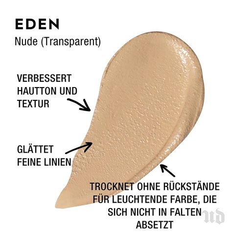 Urban Decay Eyeshadow Primer Potion Eden Nude Matte Eye Primer For Crease Free Makeup